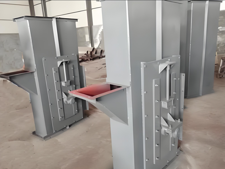 Fabricated metal product: Carbon steel welded shell of a belt-type grain bucket elevator